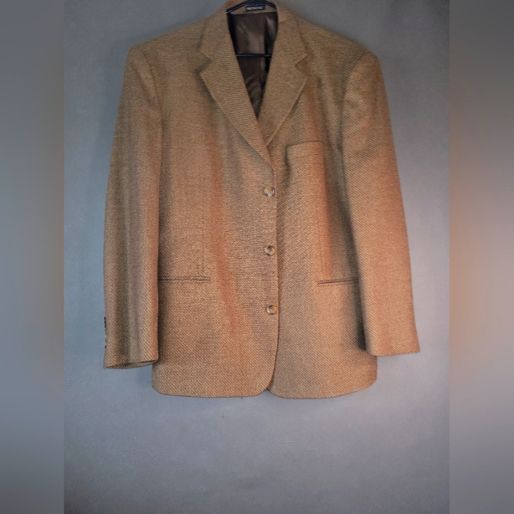 Stafford mens blazers brown 100% wool made in South Africa 43R
